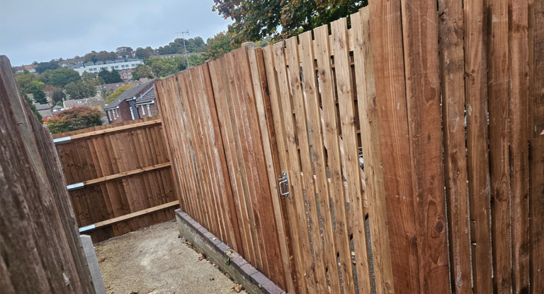 Timber Fence Replacement in Kent